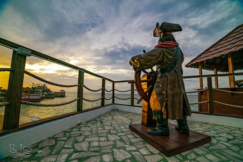 The Captain watches over the dock